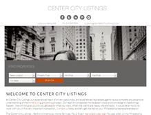 Tablet Screenshot of centercitylistings.com